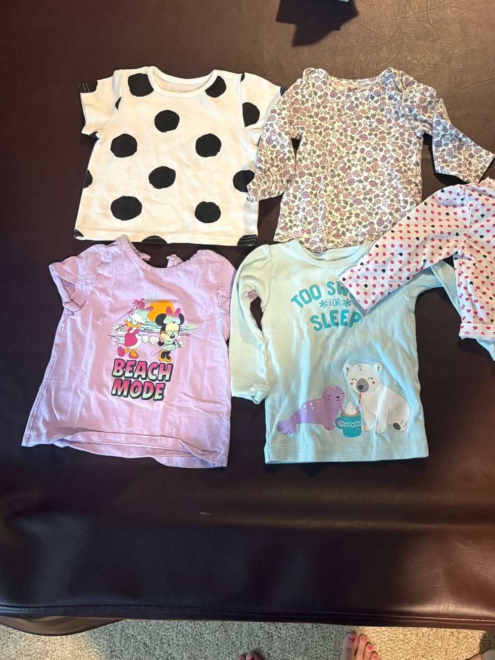 💥Buy 2 Get 1 Free💥 12–18M T-Shirt Bundle – Short & Long Sleeve